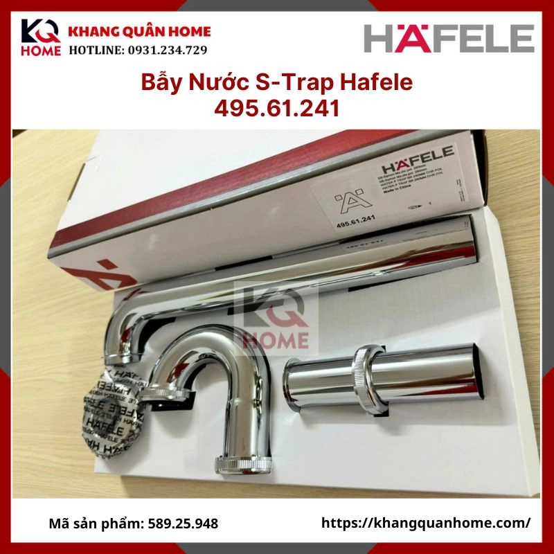 Ống xả thải P-Trap Hafele 495.61.241