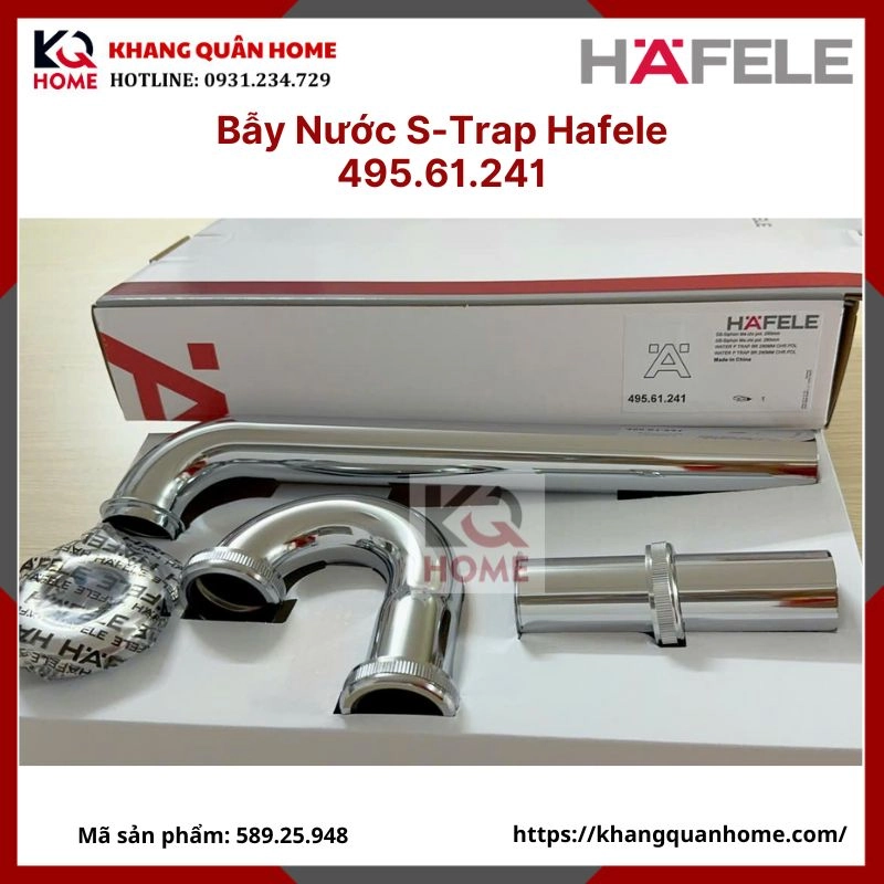 Ống xả thải S-Trap Hafele 495.61.241