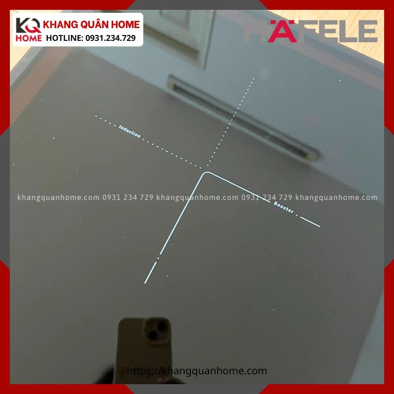 Hình Thực Tế Bếp Điện Từ Kết Hợp 2 Vùng Nấu, Hafele