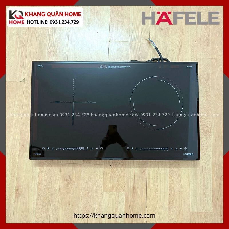 Hình thực tế Bếp điện từ kết hợp 2 vùng nấu, Hafele