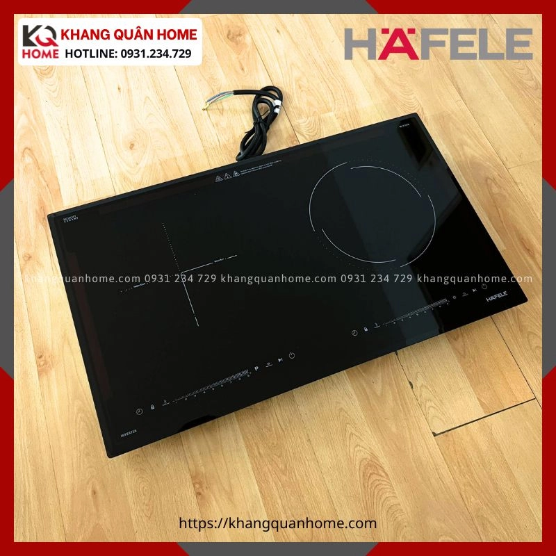 Hình Thực Tế Bếp Điện Từ Kết Hợp 2 Vùng Nấu, Hafele