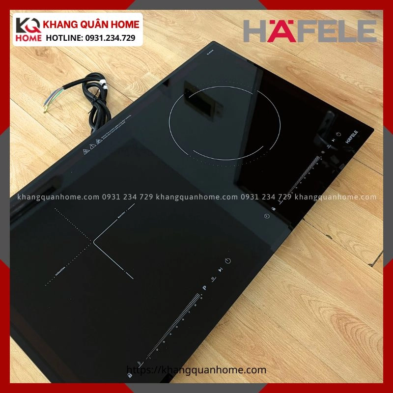 Hình Thực Tế Bếp Điện Từ Kết Hợp 2 Vùng Nấu, Hafele