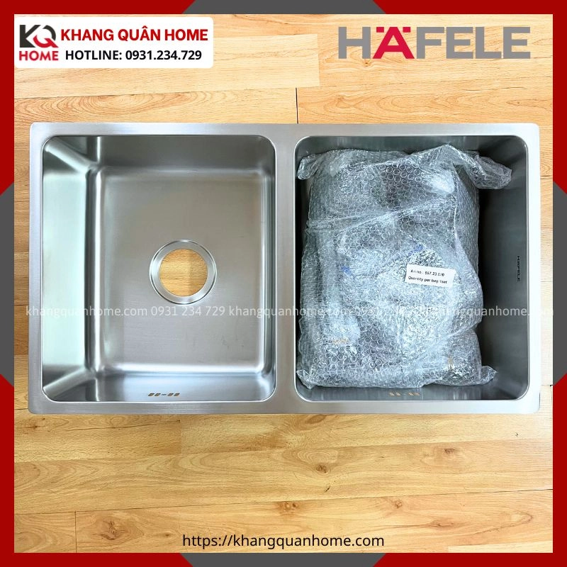 Hình Thực Tế Chậu Rửa Chén HS19-SSN2S90S Hafele 567.23.020