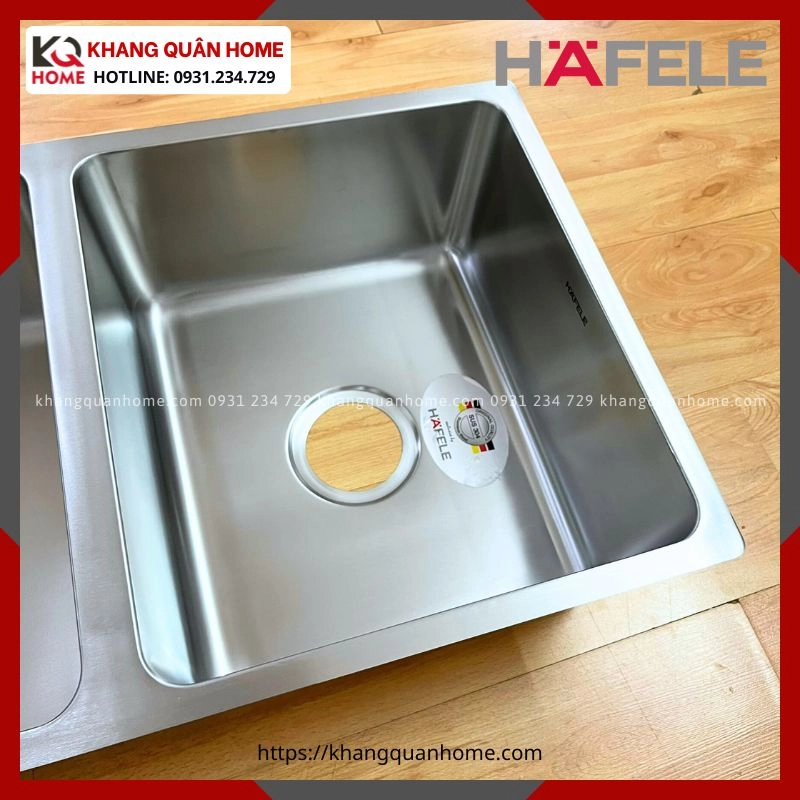 Hình Thực Tế Chậu Rửa Bát inox 2 Hố Hafele