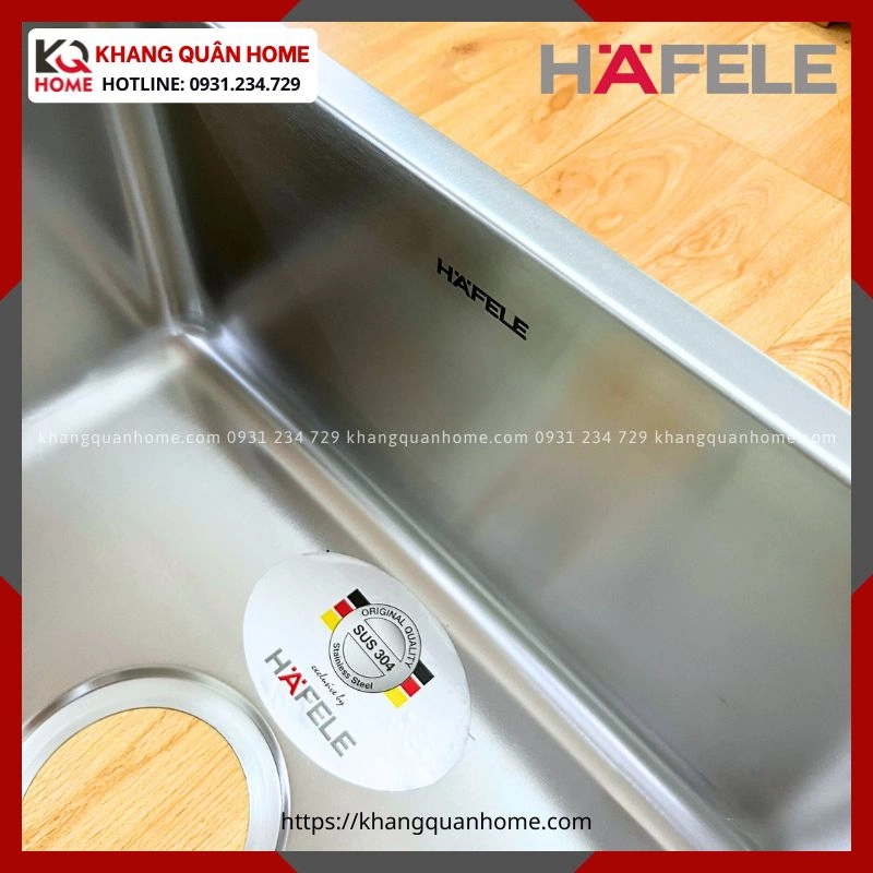 Hình Thực Tế Chậu Rửa Bát inox 2 Hố Hafele