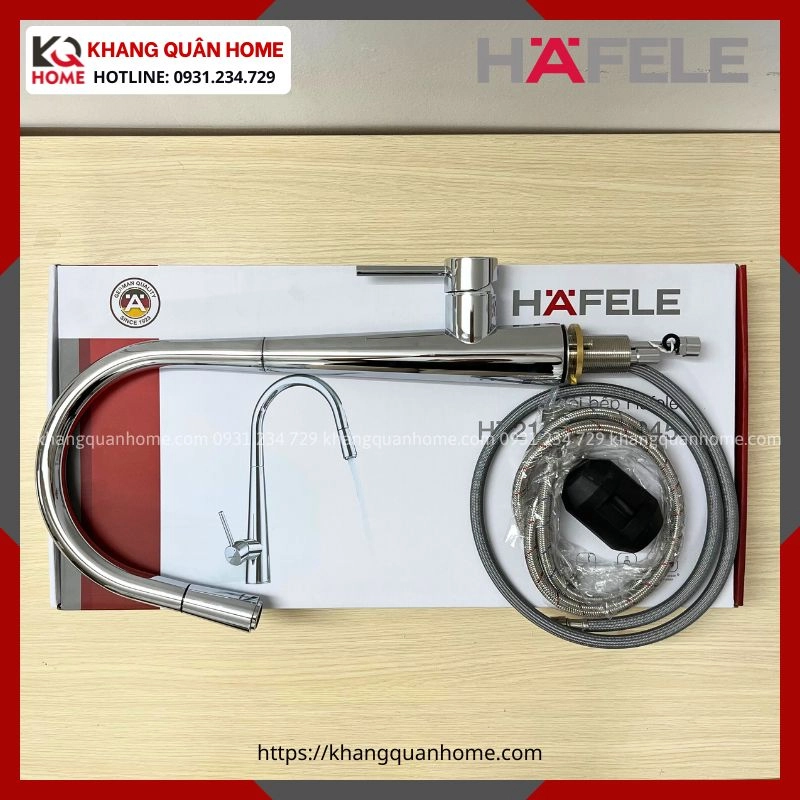 Hình thực tế vòi rửa bát Hafele HT21-CH1P245 577.55.220