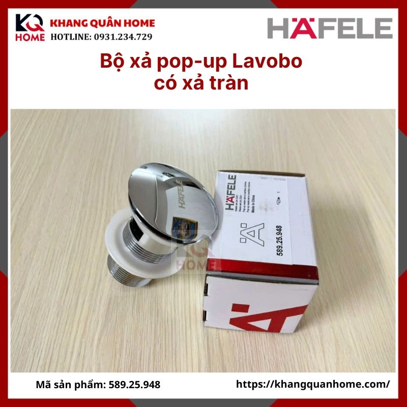 Bộ xả nhấn chậu lavobo Hafele 589.25.948