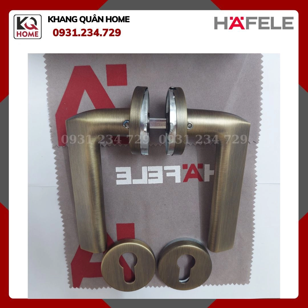 KHÓA CỬA HAFELE MÀU ĐỒNG RÊU 903.99.792
