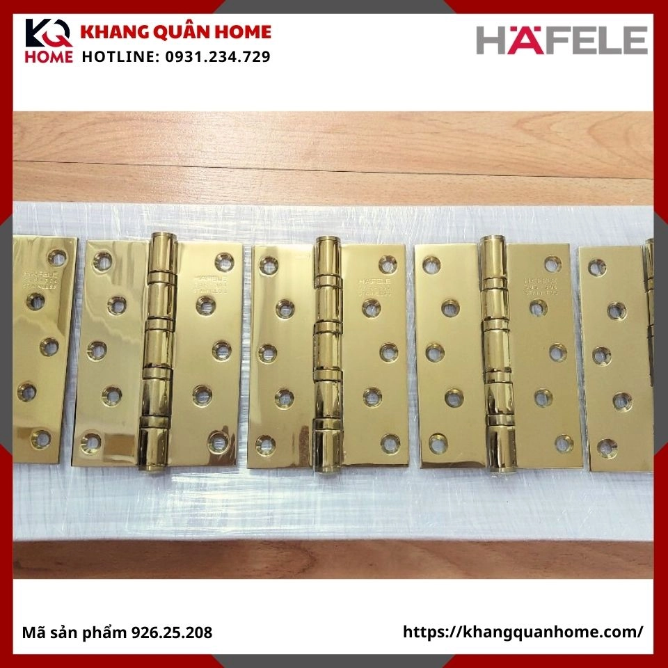 Bản Lề Lá 4 Vòng Bi 80Kg Hafele 926.25.208