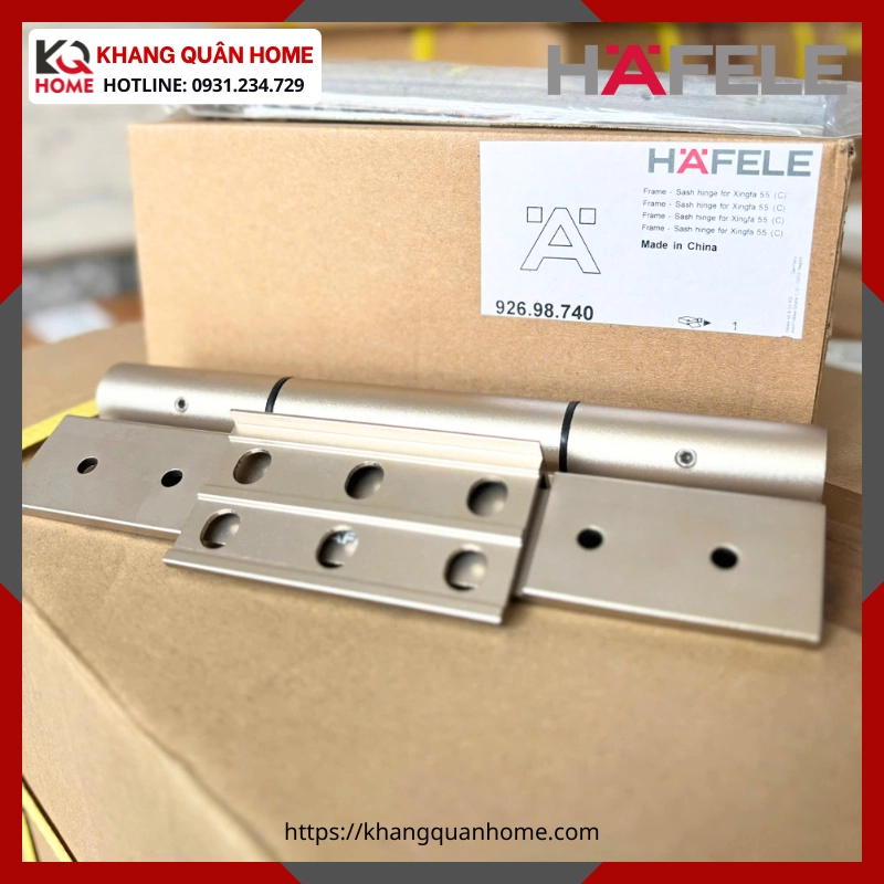 BẢN LỀ CÁNH KHUNG NHÔM HAFELE 926.98.740
