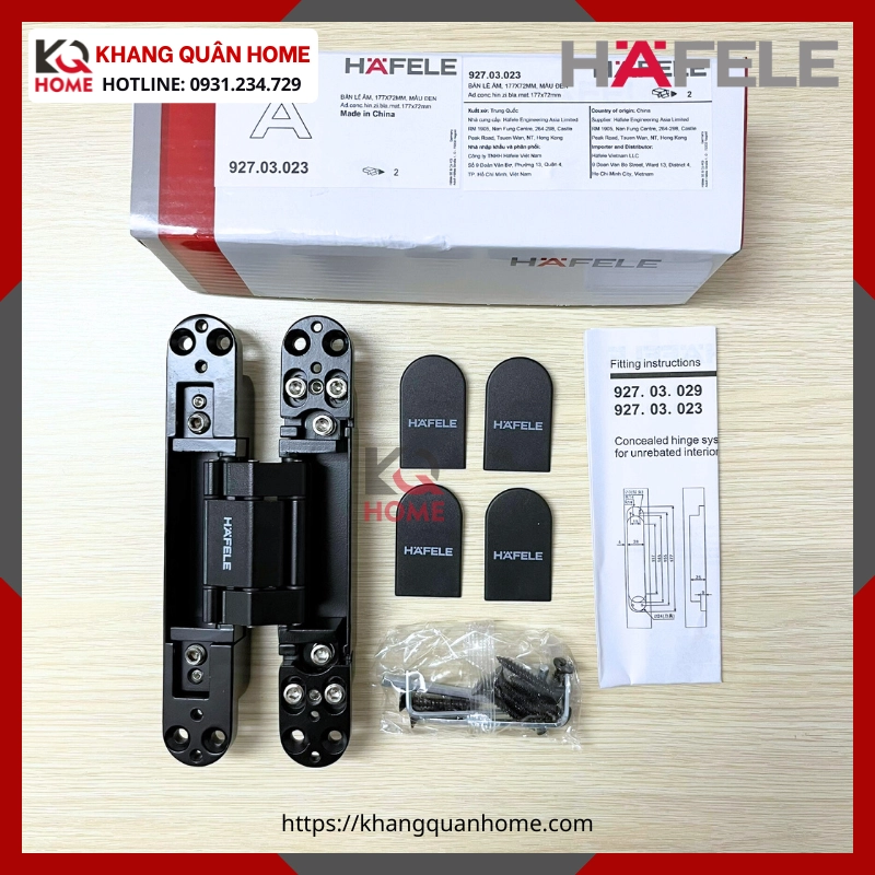 bản lề âm hafele