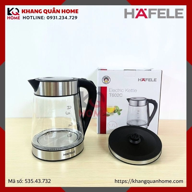 Bình Đun Nước Siêu Tốc Hafele T-602C 535.43.732