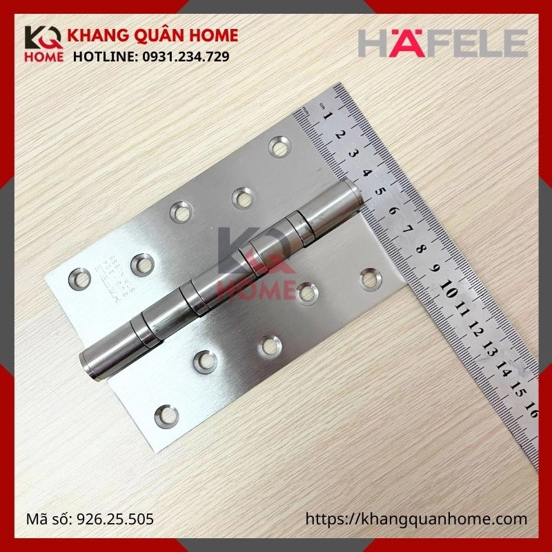 BẢN LỀ LÁ 4 VÒNG BI 80KG HAFELE 926.25.505