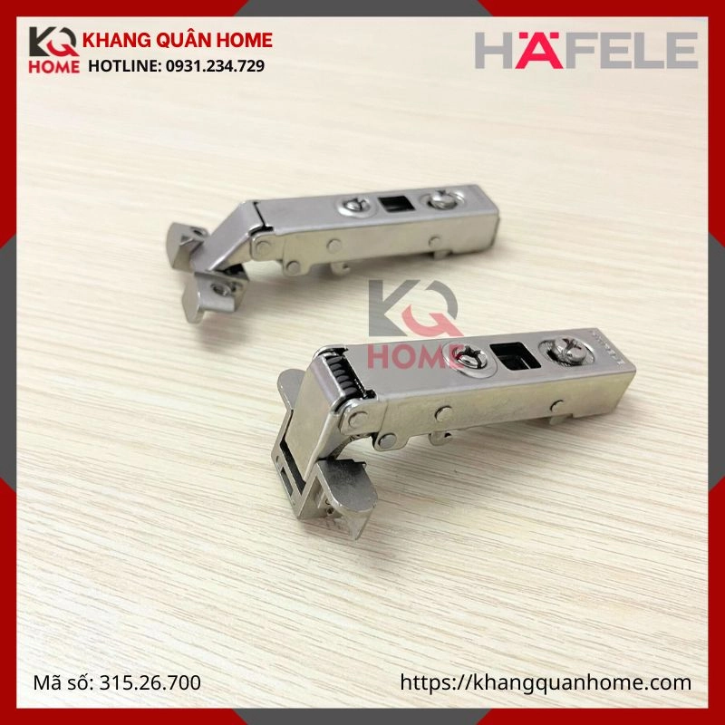 BẢN LỀ THẲNG KHUNG NHÔM HAFELE 315.26.700