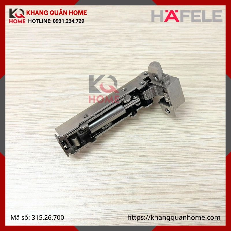 BẢN LỀ THẲNG KHUNG NHÔM HAFELE 315.26.700