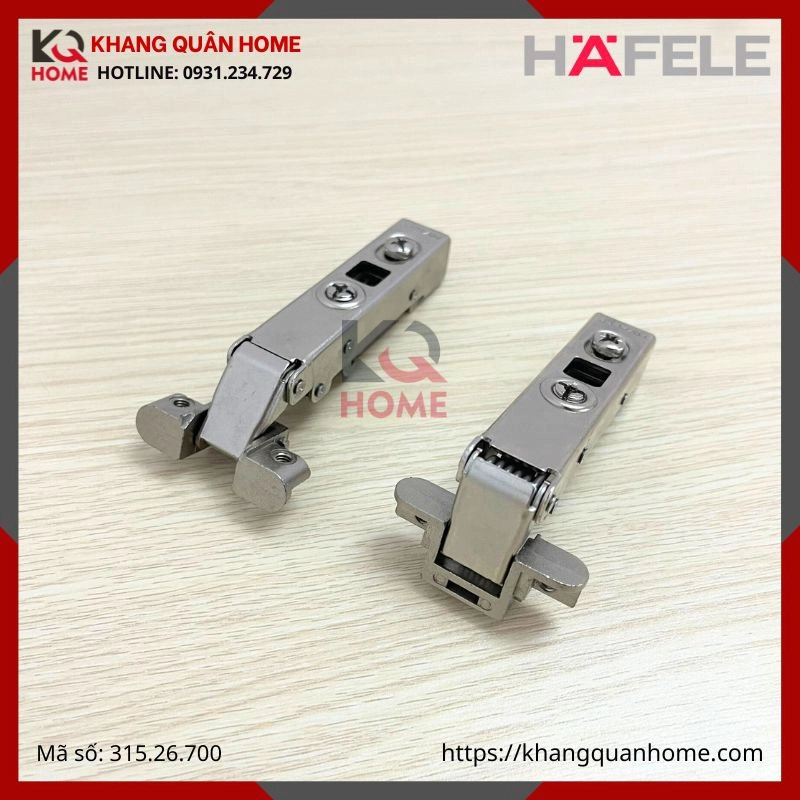 BẢN LỀ THẲNG KHUNG NHÔM HAFELE 315.26.700