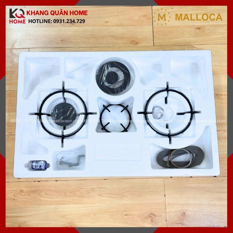 Hình Thực Tế Bếp 3 Gas  Malloca GHG 733B NEW