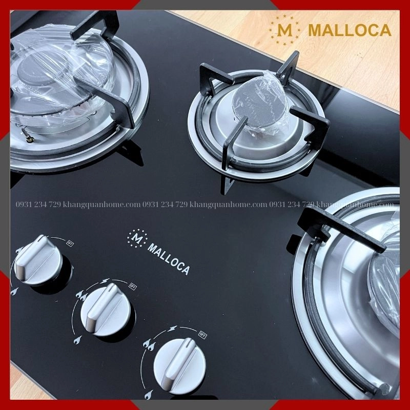Hình Thực Tế Bếp 3 Gas  Malloca GHG 733B NEW