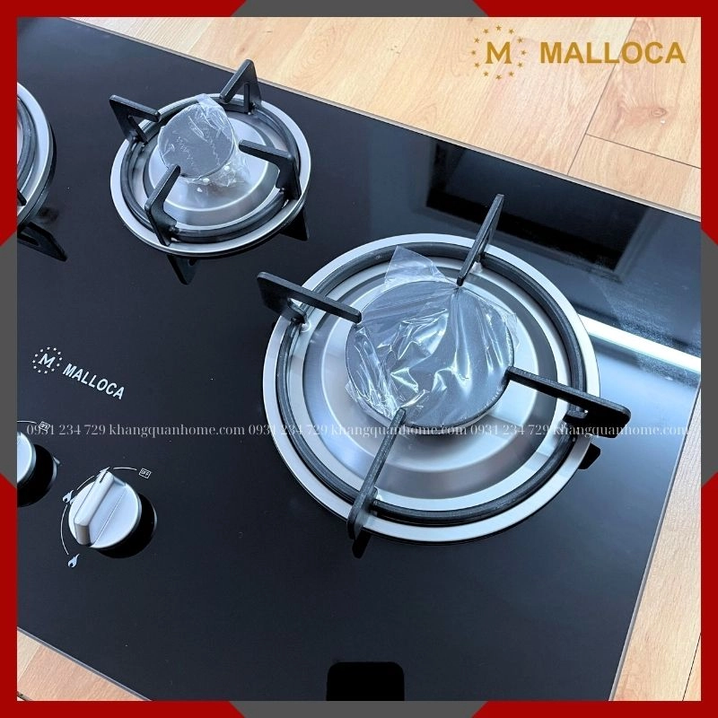 Hình Thực Tế Bếp 3 Gas  Malloca GHG 733B NEW