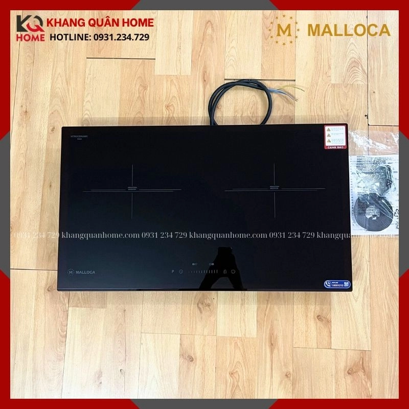 Hình Thực Tế Bếp kính âm 2 từ  Malloca MH-732 IN