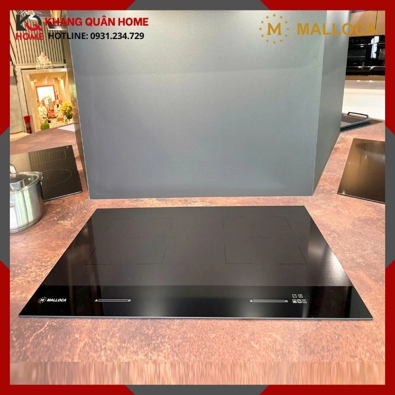 Hình Thực Tế Bếp kính âm 2 từ Malloca Skylux MH-802