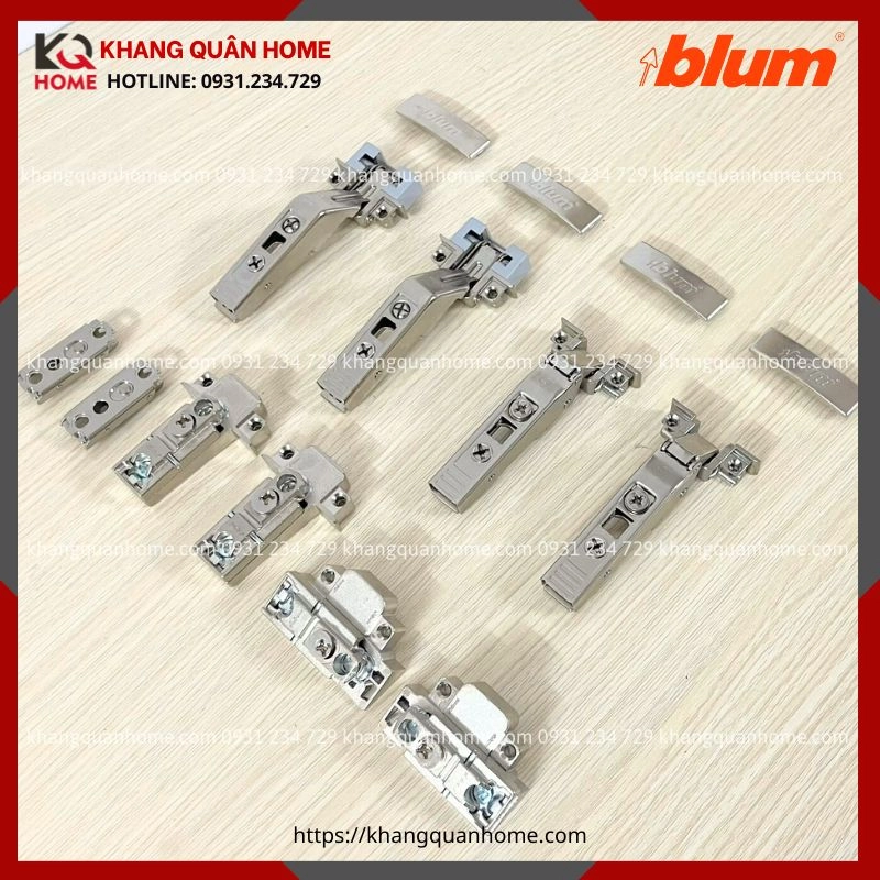 BỘ BẢN LỀ BLUM HF TOP CHO KHUNG NHÔM HẸP 19-21MM 78Z550AT11 8923153