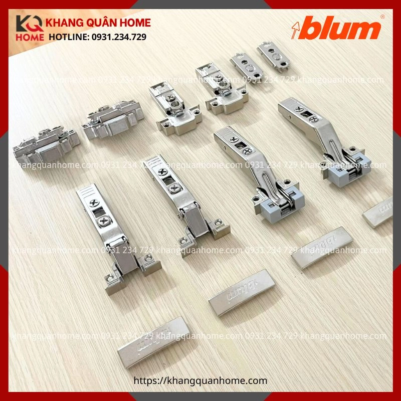 BỘ BẢN LỀ BLUM HF TOP CHO KHUNG NHÔM HẸP 19-21MM 78Z550AT11 8923153