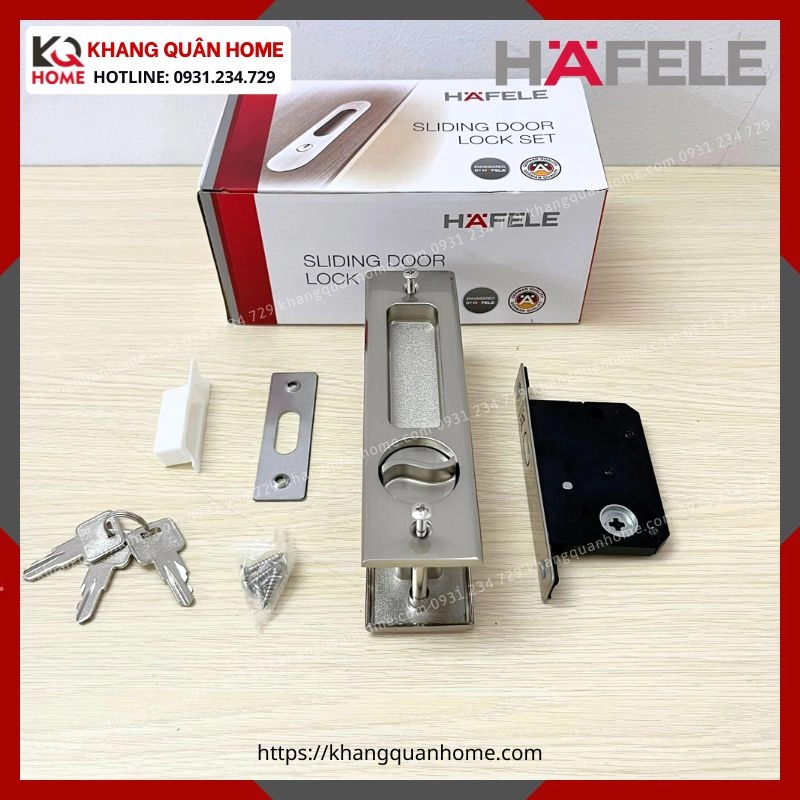 Bộ Khóa Cho Cửa Trượt Hafele 499.65.107
