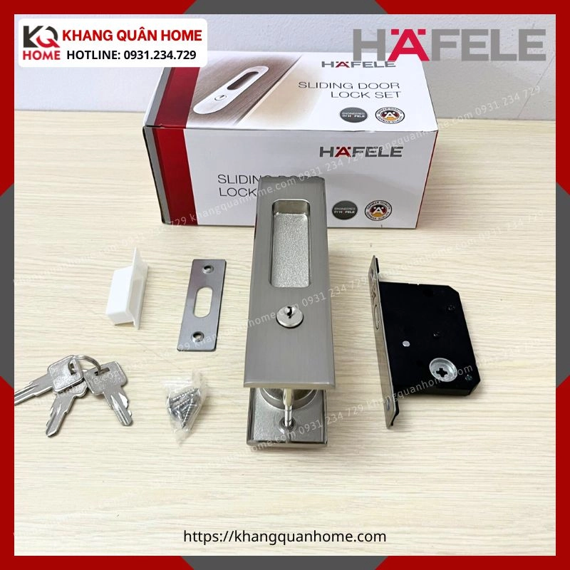 Bộ Khóa Cho Cửa Trượt Hafele 499.65.107