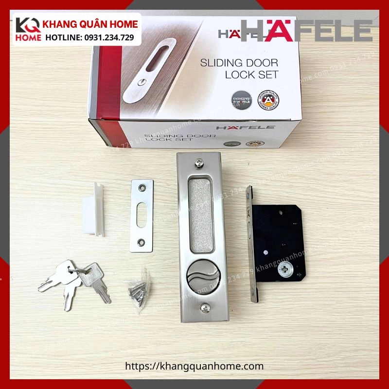 Bộ Khóa Cho Cửa Trượt Hafele 499.65.107