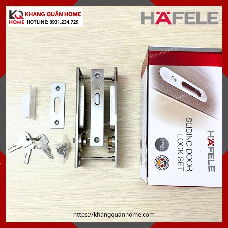 Bộ Khóa Cho Cửa Trượt Hafele 499.65.107