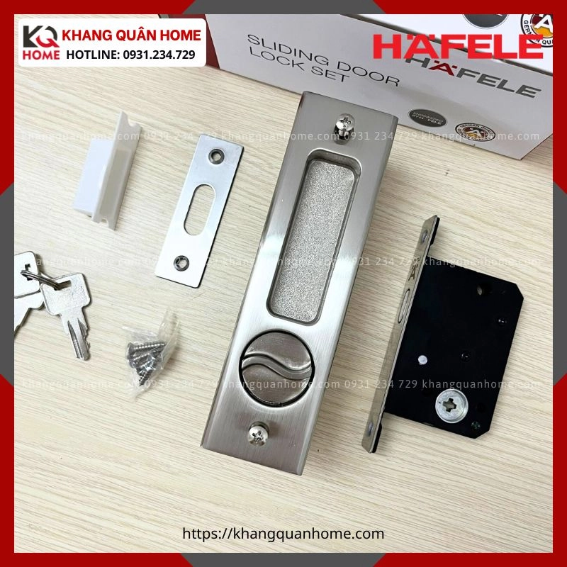 Bộ Khóa Cho Cửa Trượt Hafele 499.65.107