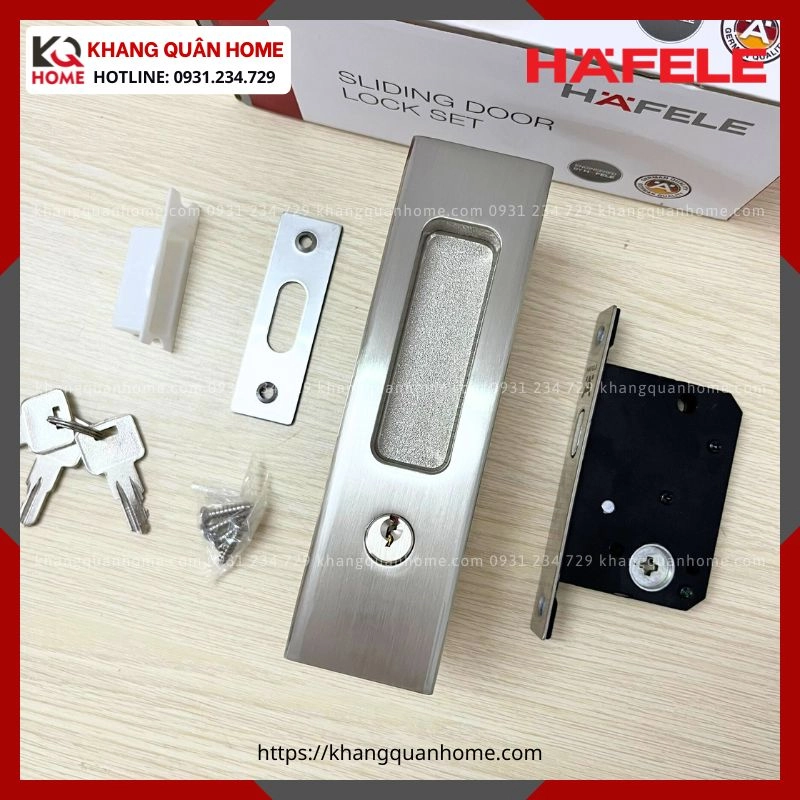 Bộ Khóa Cho Cửa Trượt Hafele 499.65.107
