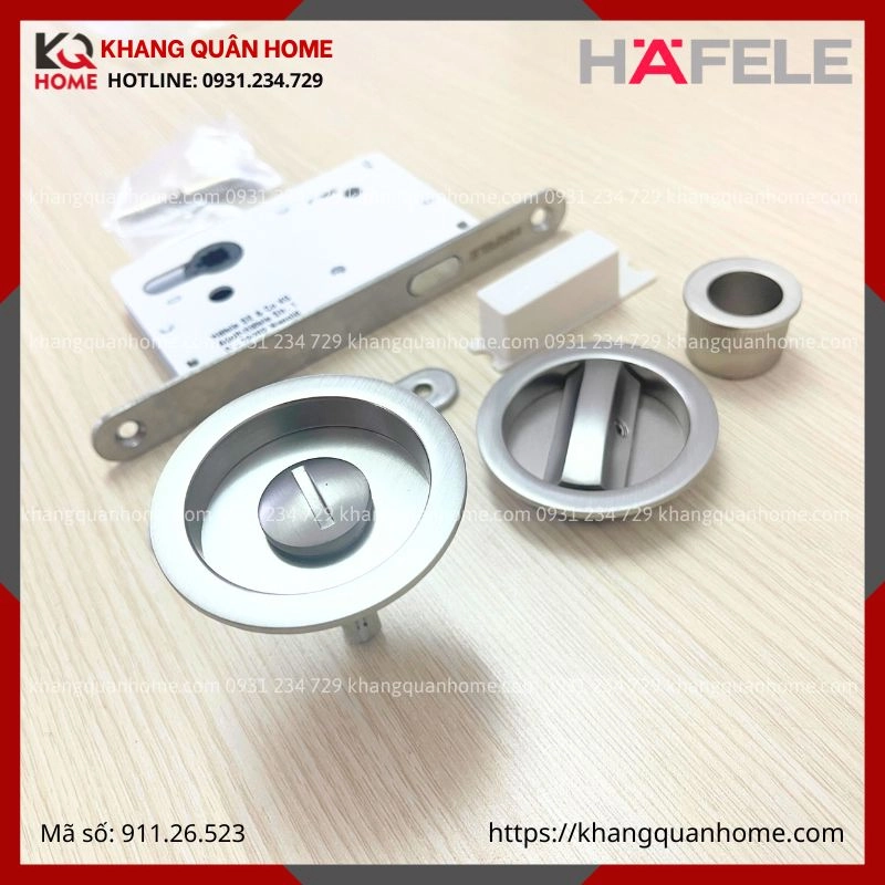 Bộ Khóa Cho Cửa Trượt Hafele 911.26.523