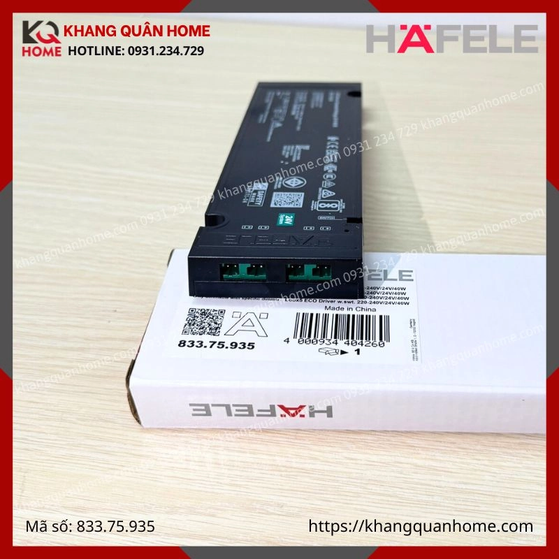 BIẾN ĐIỆN NGUỒN (ADAPTER) 24V-40W HAFELE LED LOOX5- 833.75.935