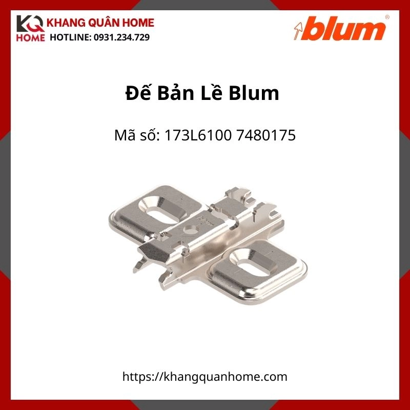 Đế Bản Lề Blum 173L6100 7480175