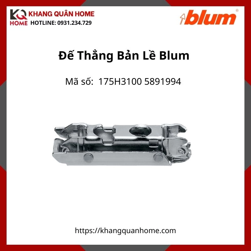 Đế Thẳng Bản Lề Blum 175H3100 5891994
