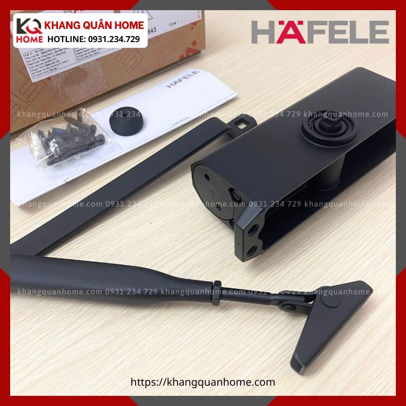 Tay Co Thủy Lực - thiết bị đóng cửa tự động 60kg Hafele 931.84.643