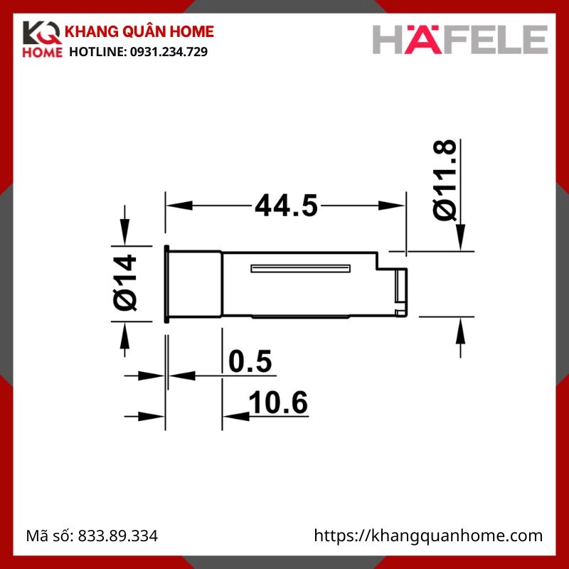Công tắc điều chỉnh độ sáng/ cảm biến cửa 833.89.334 (mã cũ 833.89.128)