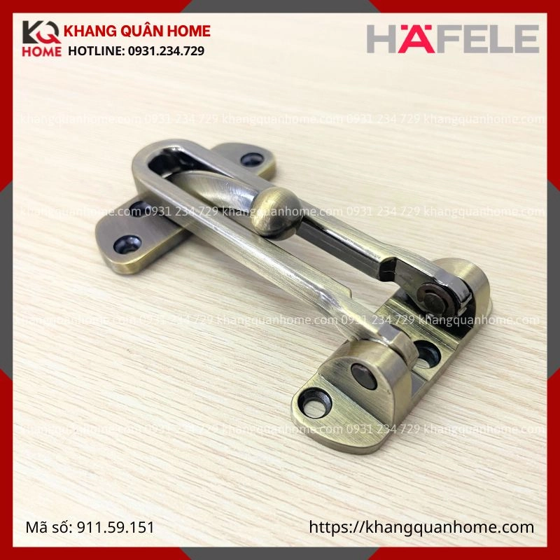 Chốt An Toàn Hafele màu đồng rêu 911.59.151