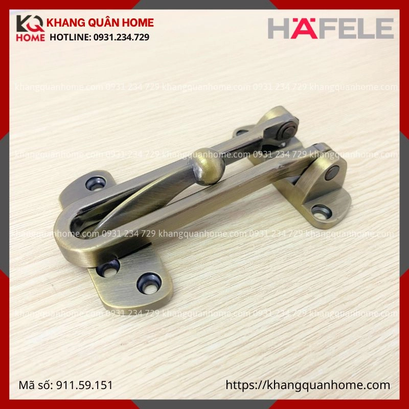 Chốt An Toàn Hafele màu đồng rêu 911.59.151_khangquanhome.com