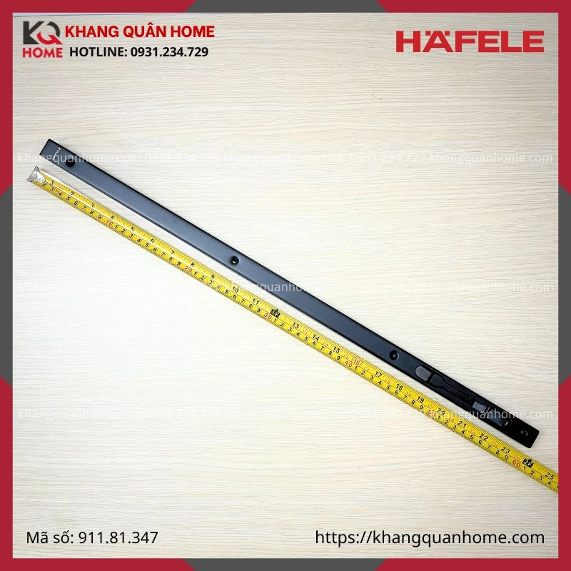 Chốt Cửa Âm Màu Đen Hafele 600mm Hafele 911.81.347