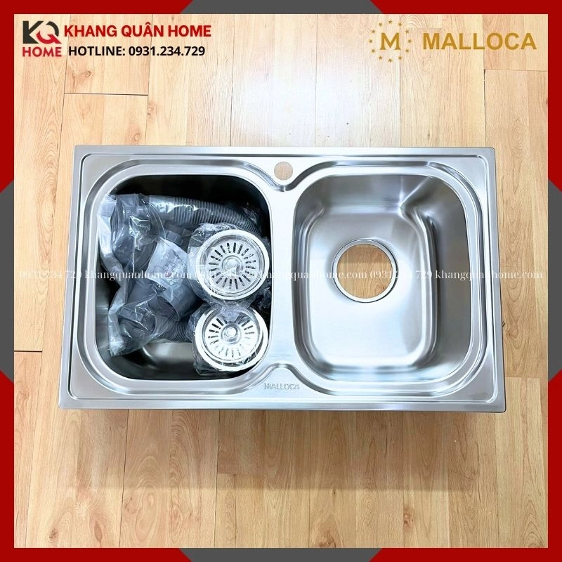 Hình Thực Tế Chậu rửa chén Malloca MS 1001 NEW