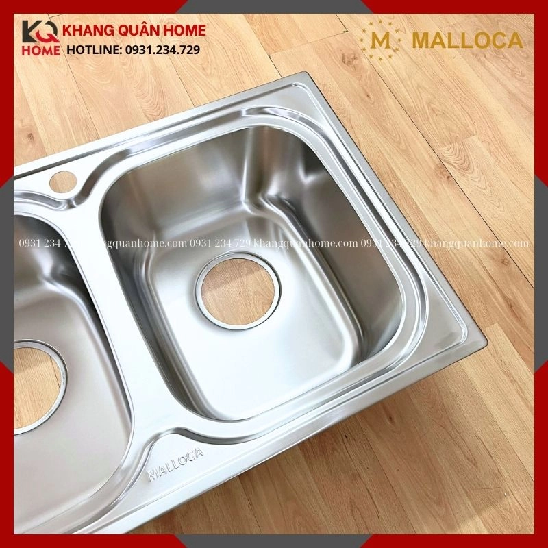 Hình Thực Tế Chậu rửa chén Malloca MS 1001 NEW