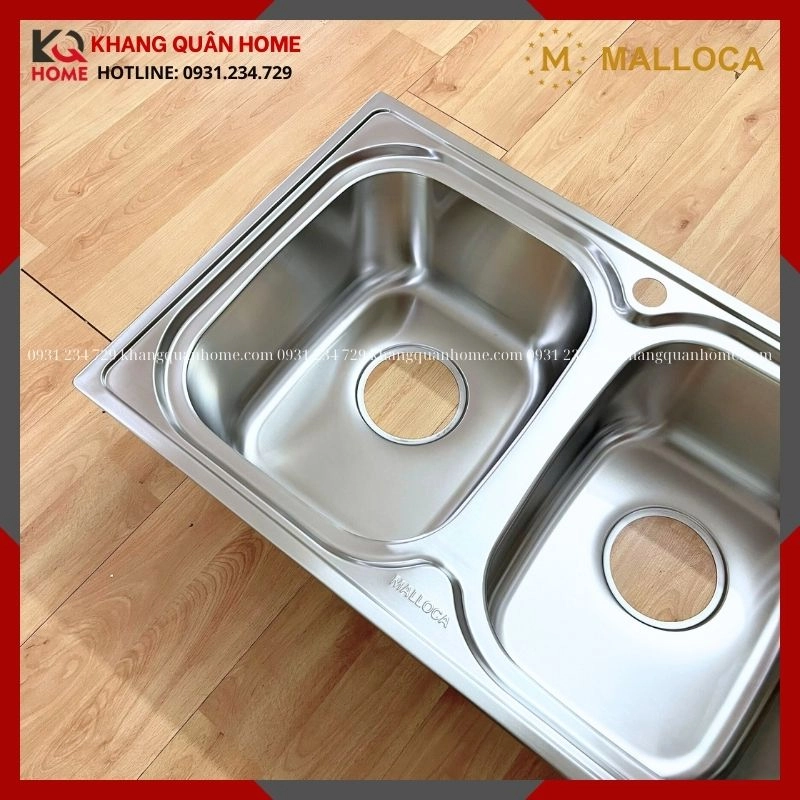 Hình Thực Tế Chậu rửa chén Malloca MS 1001 NEW