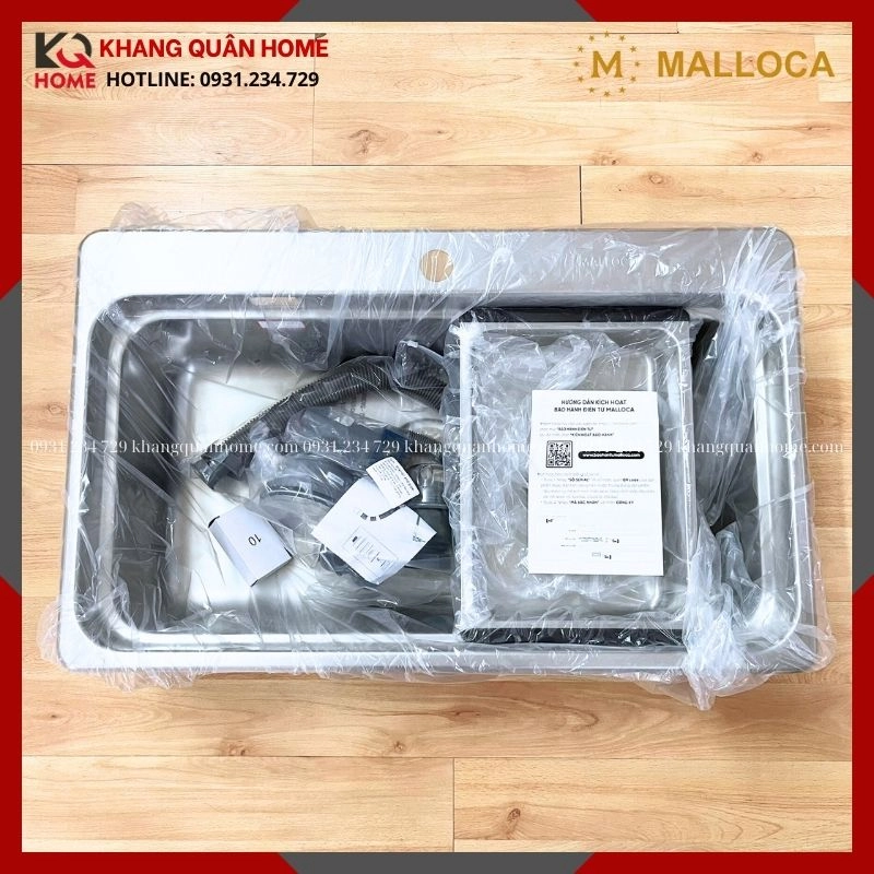 Hình Thực Tế Chậu rửa chén Malloca MS 1022D