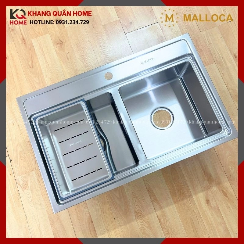 Hình Thực Tế Chậu rửa chén  Malloca MS 8812