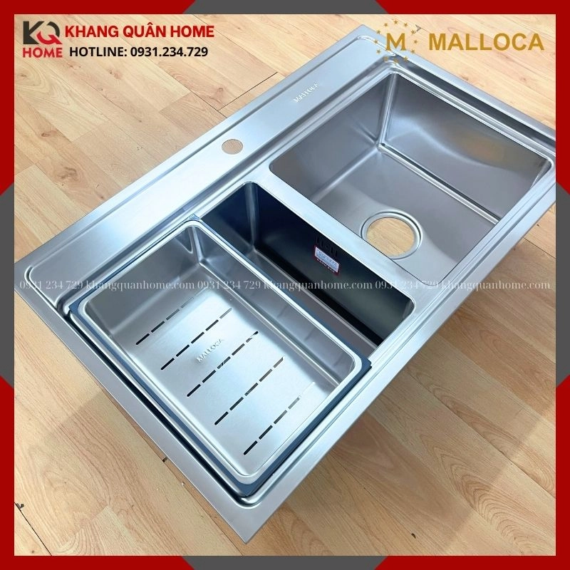 Hình Thực Tế Chậu rửa chén  Malloca MS 8812