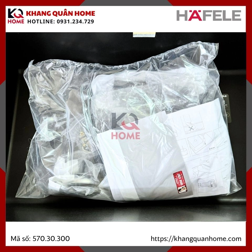 CHẬU RỬA ĐÁ HS20-GEN1S80 HAFELE 570.30.300