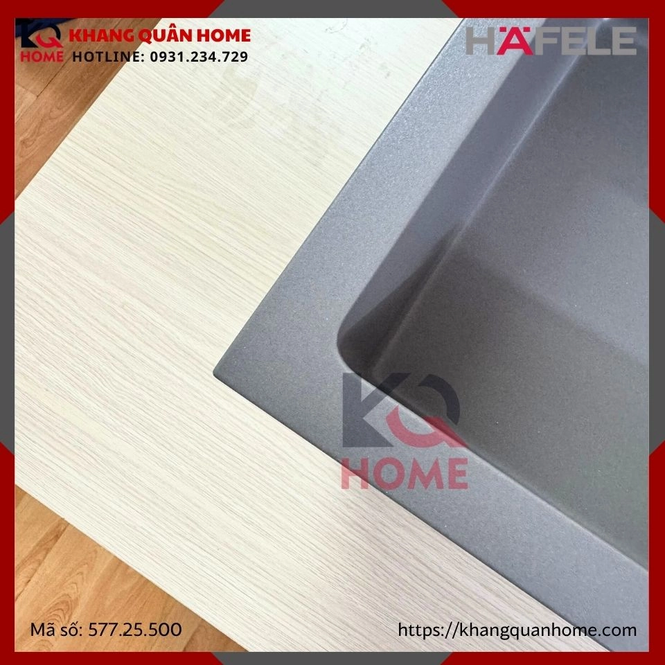CHẬU RỬA CHÉN ĐÁ MÀU XÁM HAFELE HS22-GEN1S60S 577.25.500
